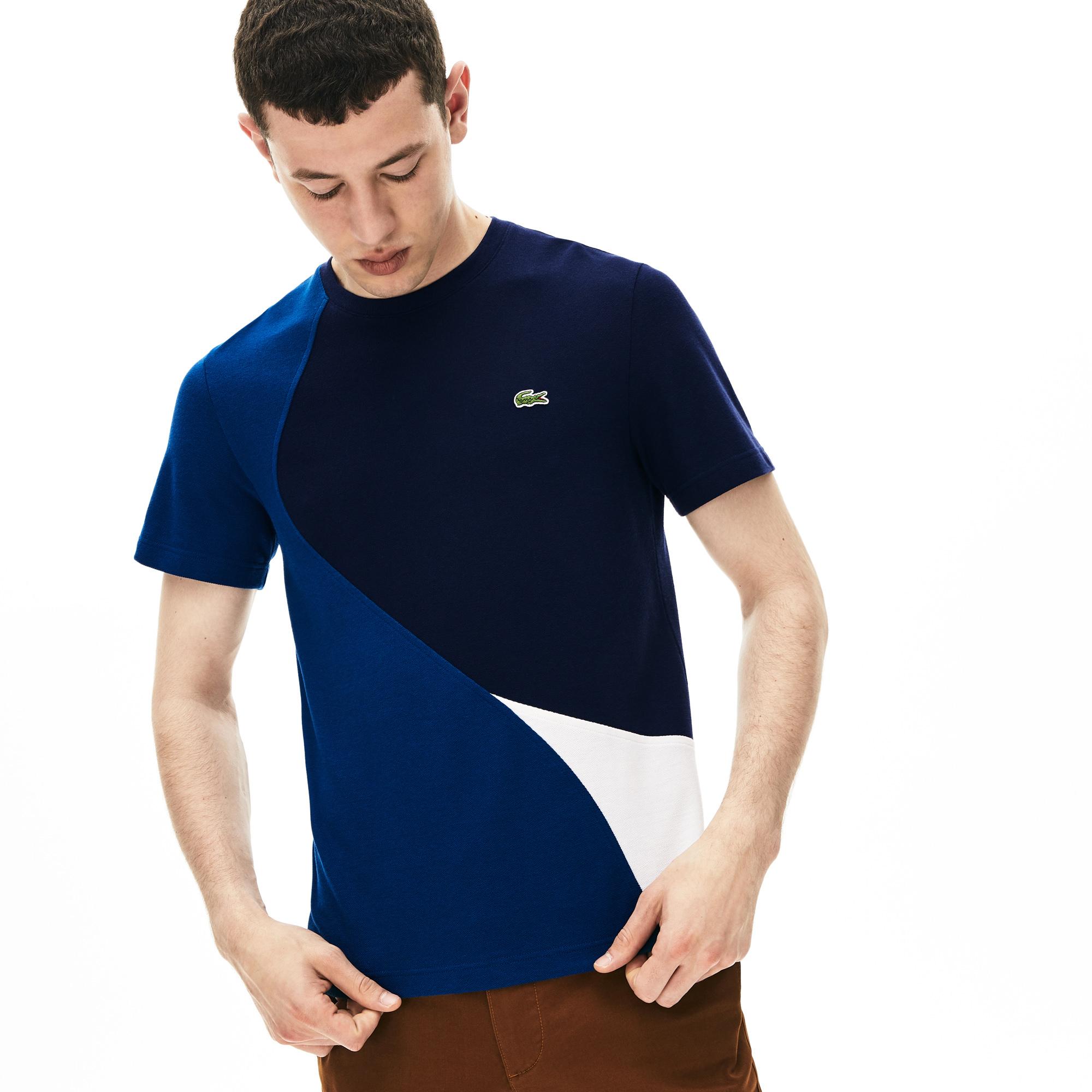 Lacoste футболка чоловіча Colorblock з круглим вирізом