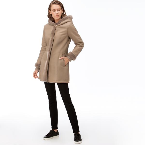 Lacoste Women's Leather Coat