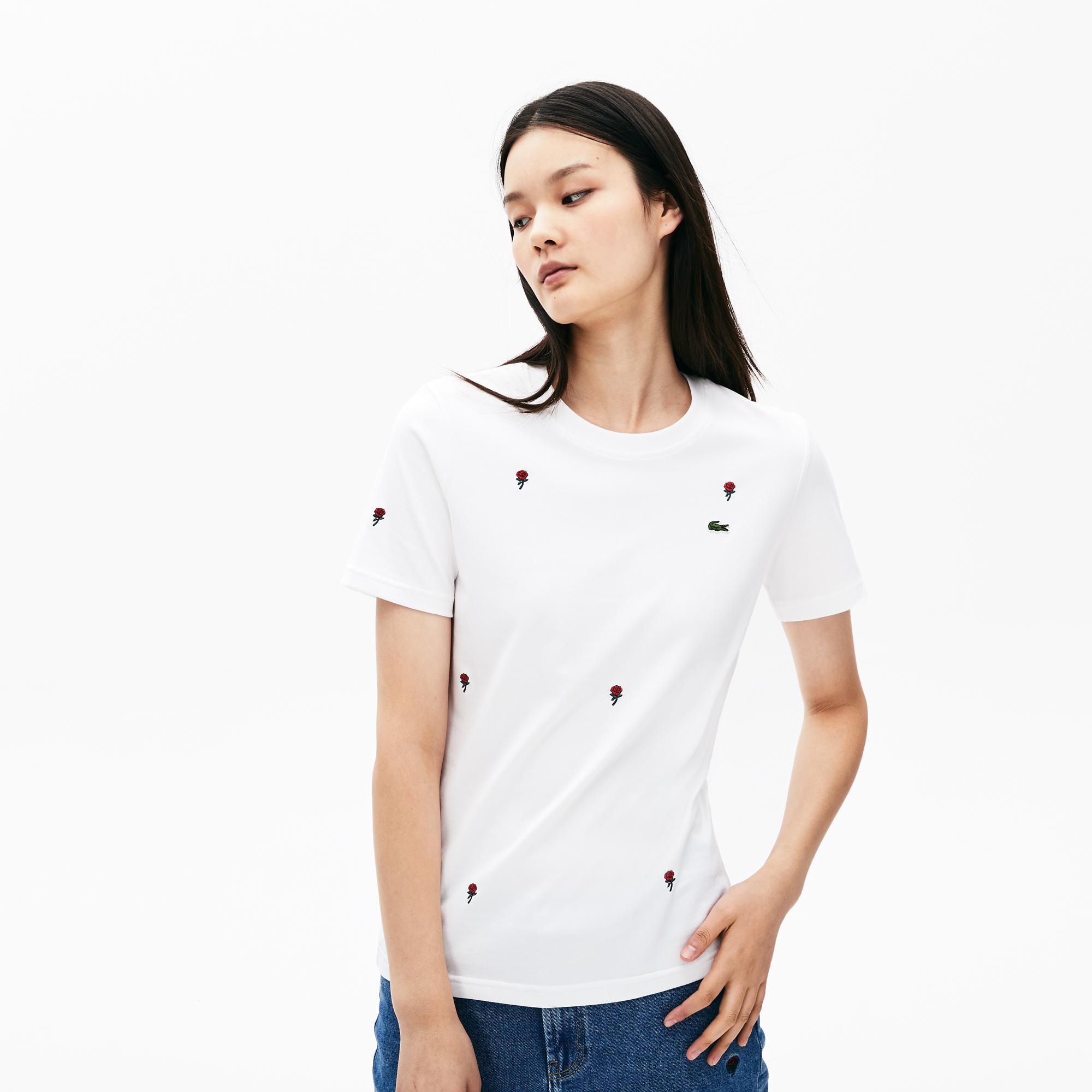 Lacoste футболка жіноча LIVE з круглим вирізом