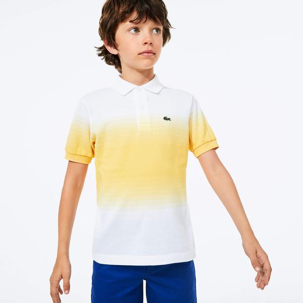 Lacoste Boy’s Made in France Organic Cotton Piqué Polo Shirt