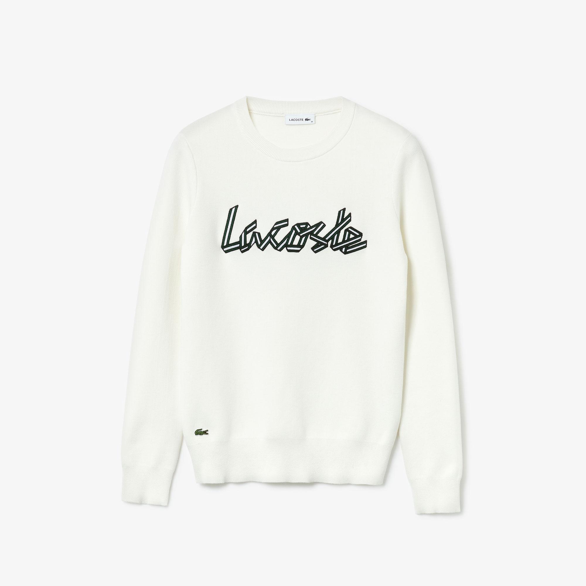 Lacoste светр жіночий з круглим вирізом
