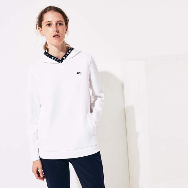 Lacoste Women's SPORT Signature Hooded Tennis Sweatshirt