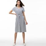 Lacoste сукня жіноча з V-вирізом