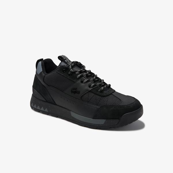 Lacoste Men's Urban Breaker Textile, Leather and Synthetic Sneakers