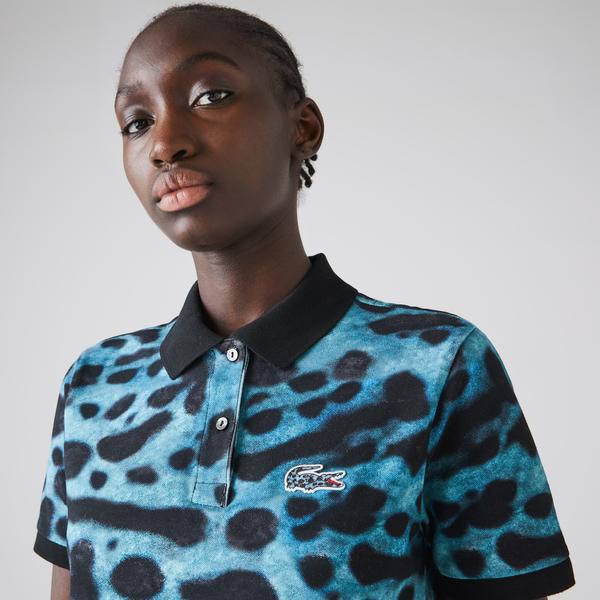 Lacoste Women’s x National Geographic Animal Print Piqué Polo