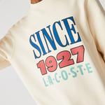 Lacoste L!VE hoodie unisex with pattern fleece cotton