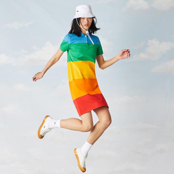 Lacoste сукня жіноча x Polaroid