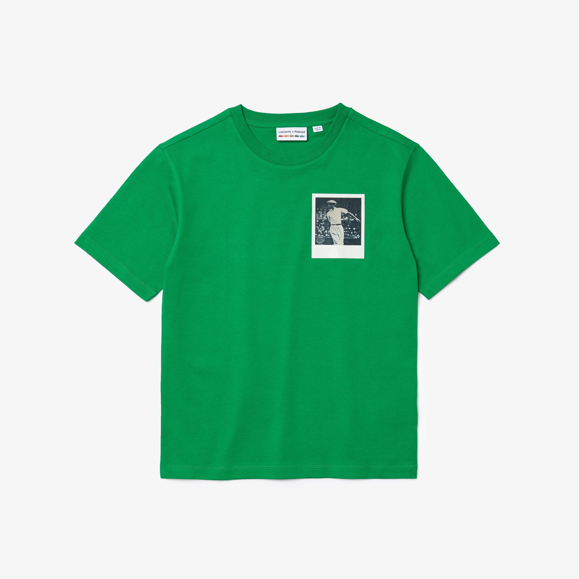 Lacoste футболка жіноча x Polaroid
