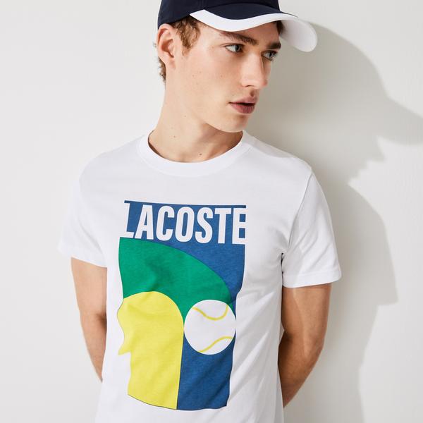 Lacoste Men’s SPORT Breathable Graphic Print T-shirt