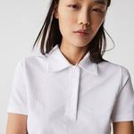 Lacoste Women’s LIVE Slim Fit Monogram Patterned Polo Shirt
