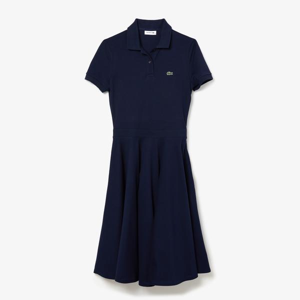 Lacoste Women’s Fitted Cotton Piqué Polo Dress