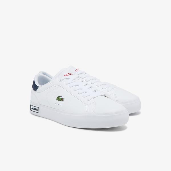 Lacoste Women's Powercourt Leather and Synthetic Sneakers