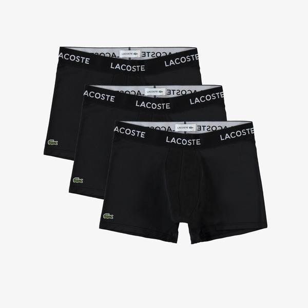 Lacoste Men’s Stretch Cotton Trunk 3-Pack