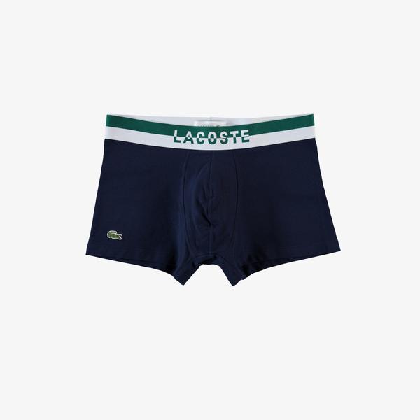 Lacoste Pack Of 3 Casual Plain-Coloured Boxers