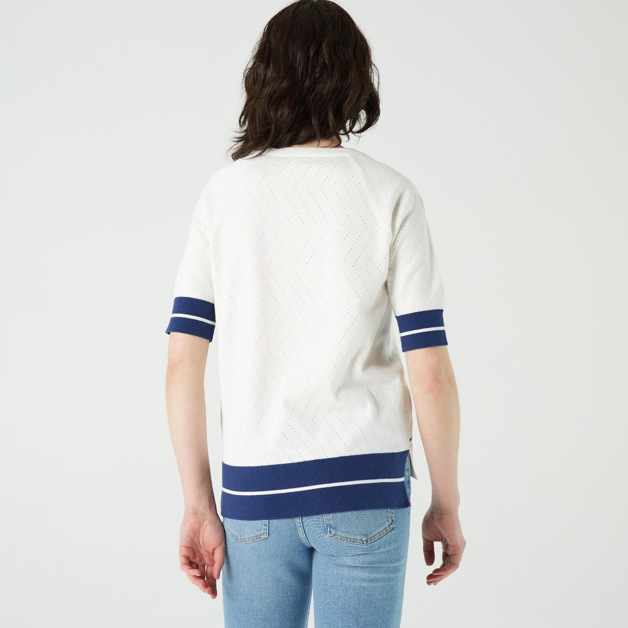 Lacoste светр жіночий з коротким рукавом