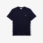 Lacoste Men's Branded Bands Crew Neck Cotton T-Shirt
