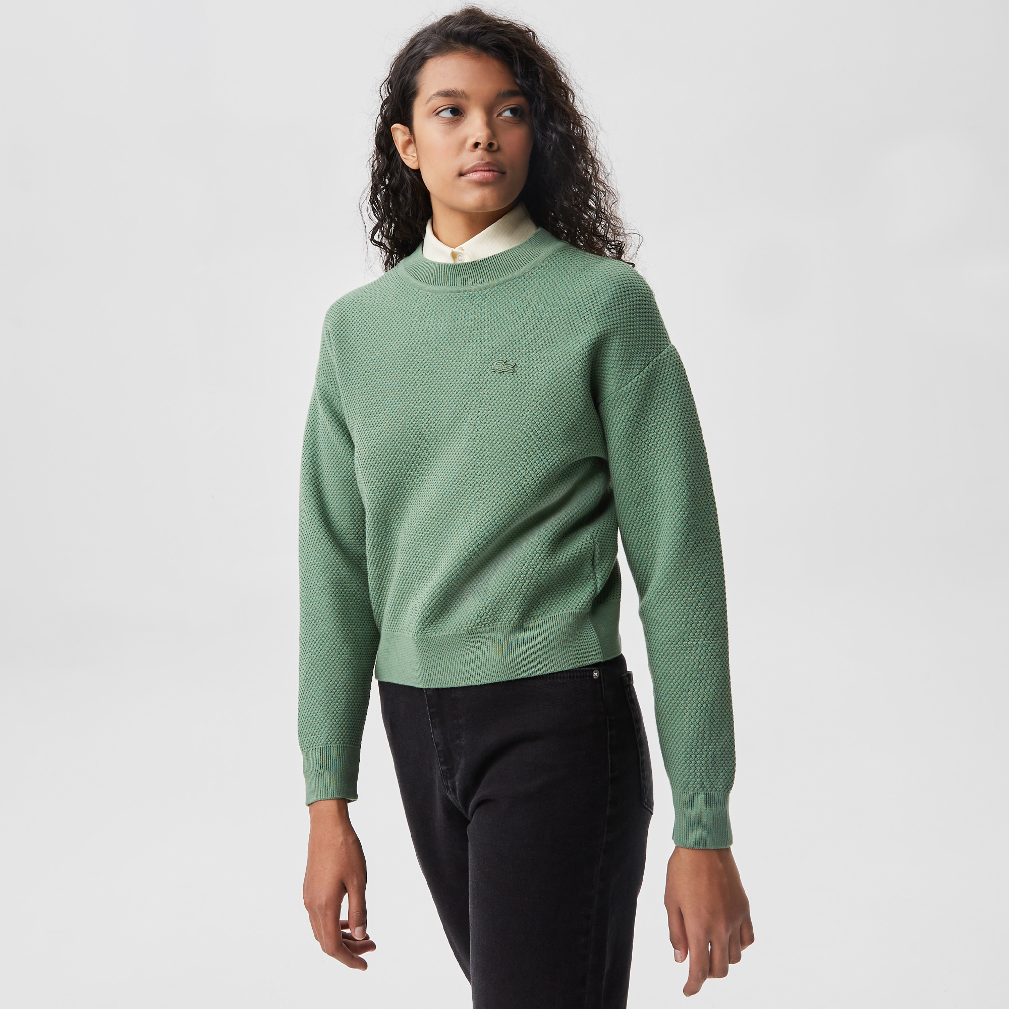 

Lacoste светр жіночий, Зелений